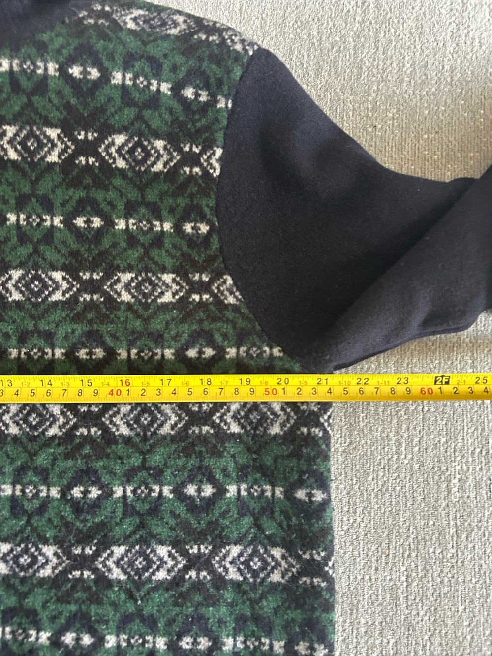 JW Anderson x Uniqlo Sweater Womens L Turtleneck Wool Fisherman Fair Isle - Picture 8 of 11